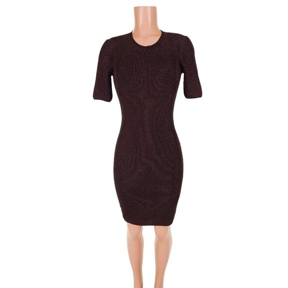 Just Cavalli Dresses & Skirts - Just Cavalli Lurux Cocktail Evening Dress Size 8 Brown Metallic NWT $550